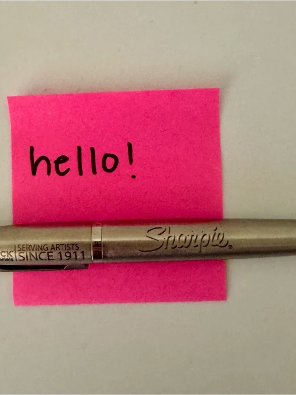Sharpie x Blick Art Materials Limited Edition Stainless Steel Refillable Marker